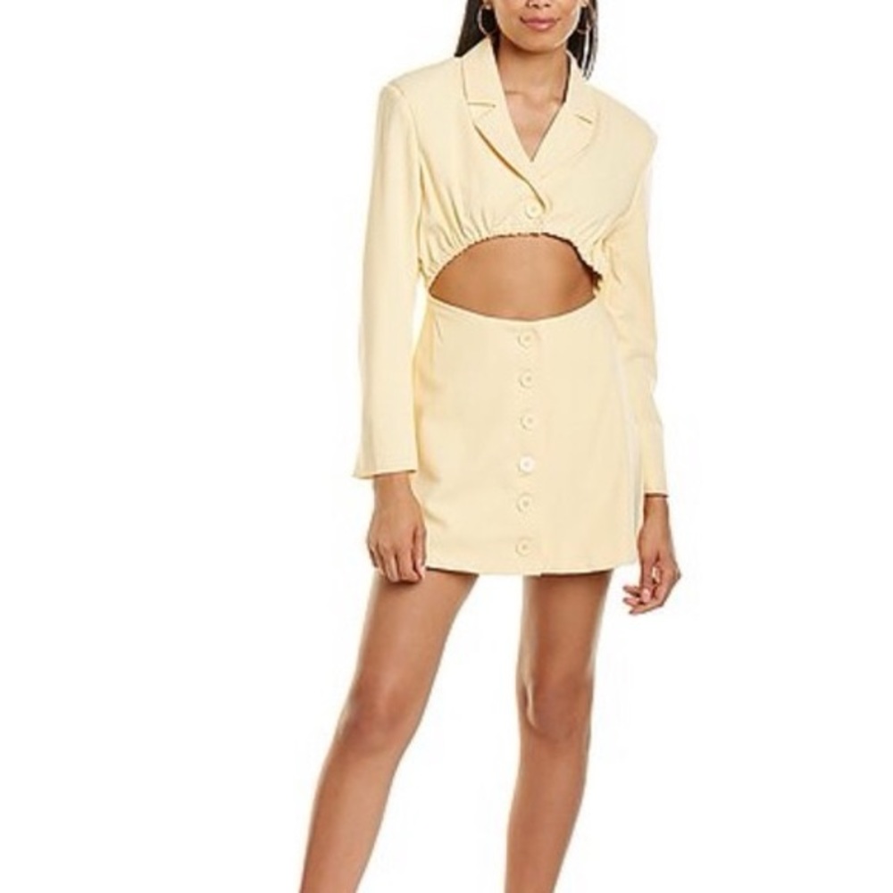 WeWoreWhat Cut Out Blazer Dress